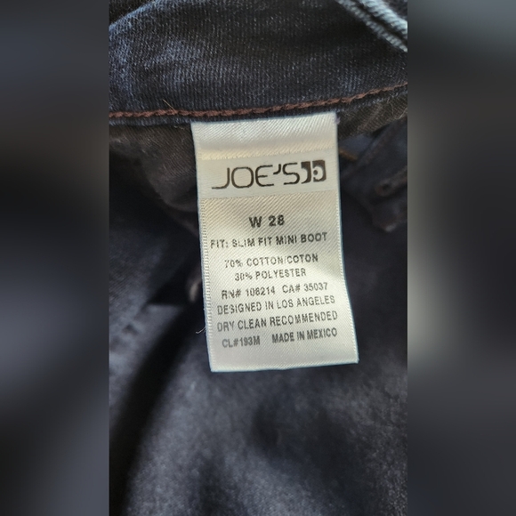 Joe's Slim Fit Mini Boot Cut Jean - Size 28 - Picture 4 of 10